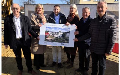 Der Freistaat Bayern fördert das „Service-Pflege-Wohnen“ in der Erweiterung des Familien- und Bildungszentrums mit rund 1.000.000 Euro