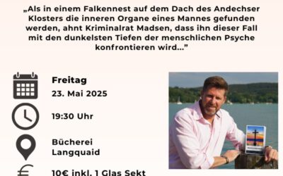 Autorenlesung am 23. Mai in der Marktbücherei