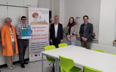 Auftaktveranstaltung am 17. April in der ExperimentierWerkstatt Langquaid für MINT Herbst im Landkreis Kelheim: