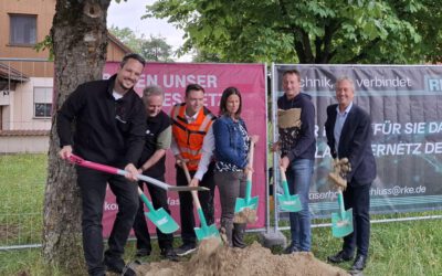 Spatenstich für weiteres Highspeed-Internet
